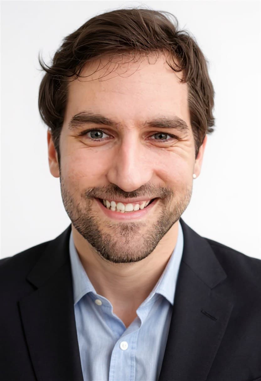 Polished AI-generated headshot — Executive style